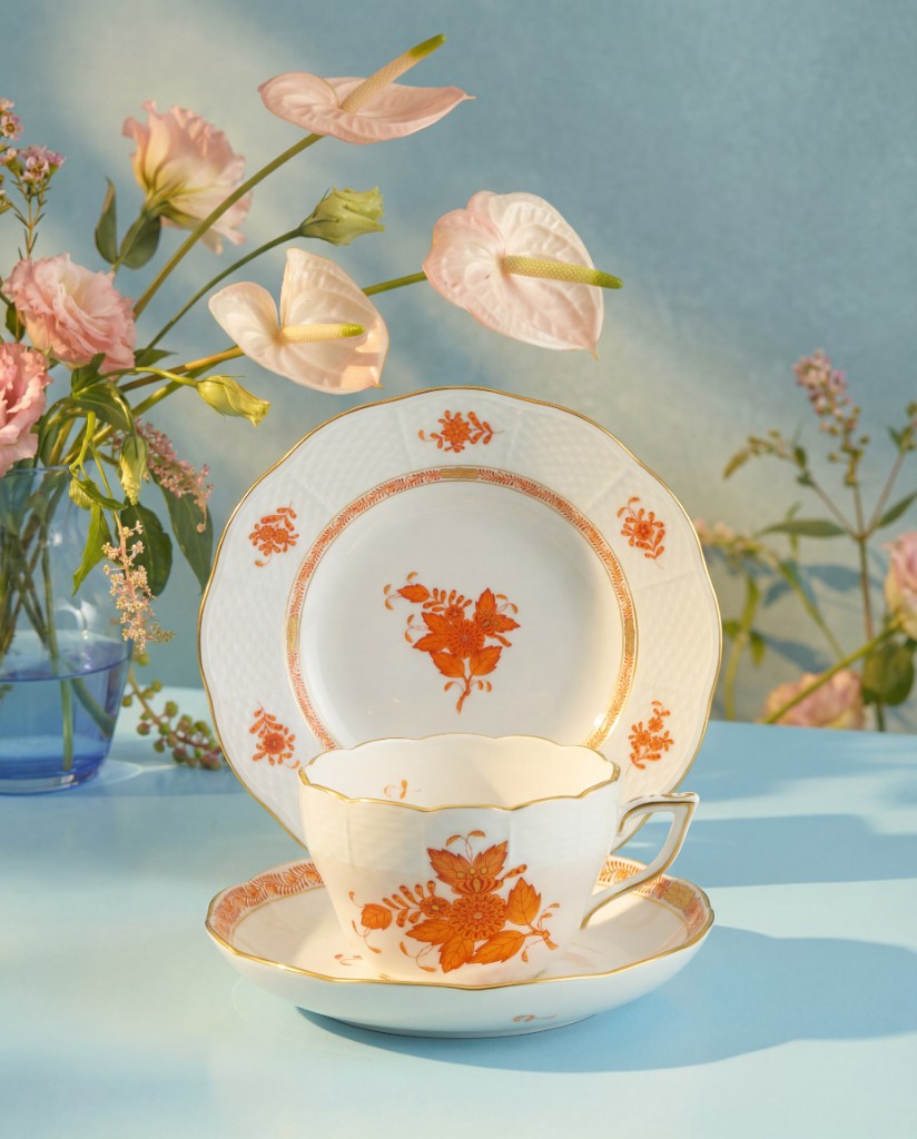 Interia Floral Serving Plate